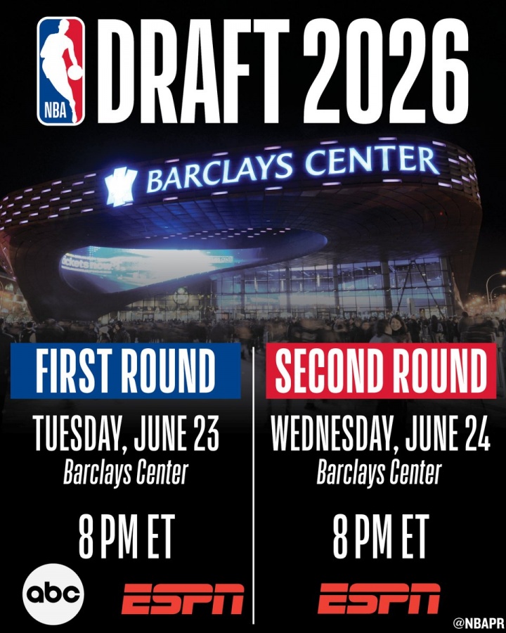 IQIYI app-超级大年来了！26年NBA选秀大会定档：6月24日首轮 25日次轮